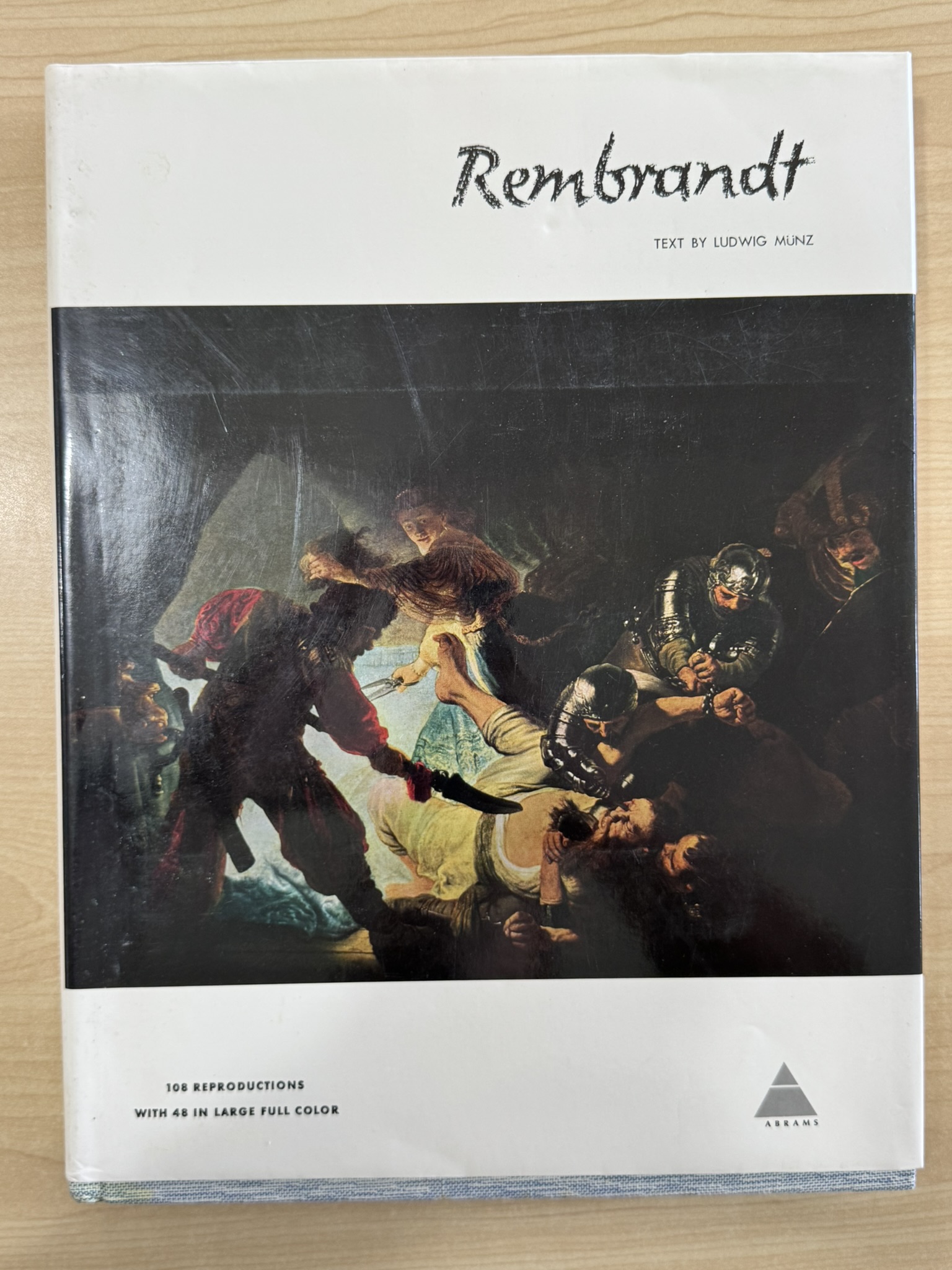 Rembrandt Text by Ludwig Munz with additional commentaries by Bob Haak, The Library of Great Painters, Revised Edition, 108 Reproductions with 48 in large full color, ISBN 810904373