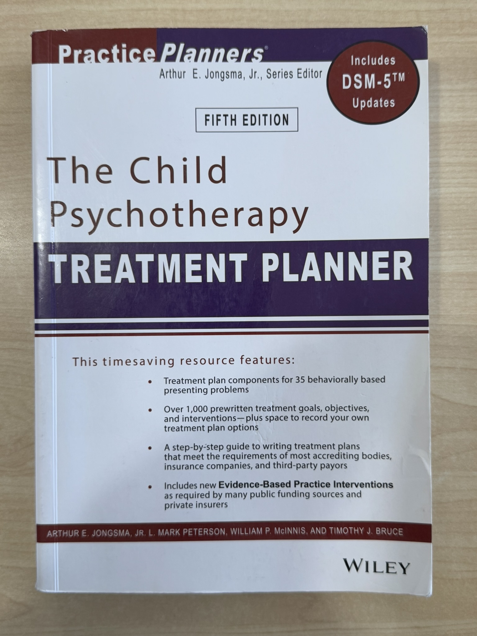 2019 The Child Psychotherapy Treatment Planner: Includes DSM-5 Updates