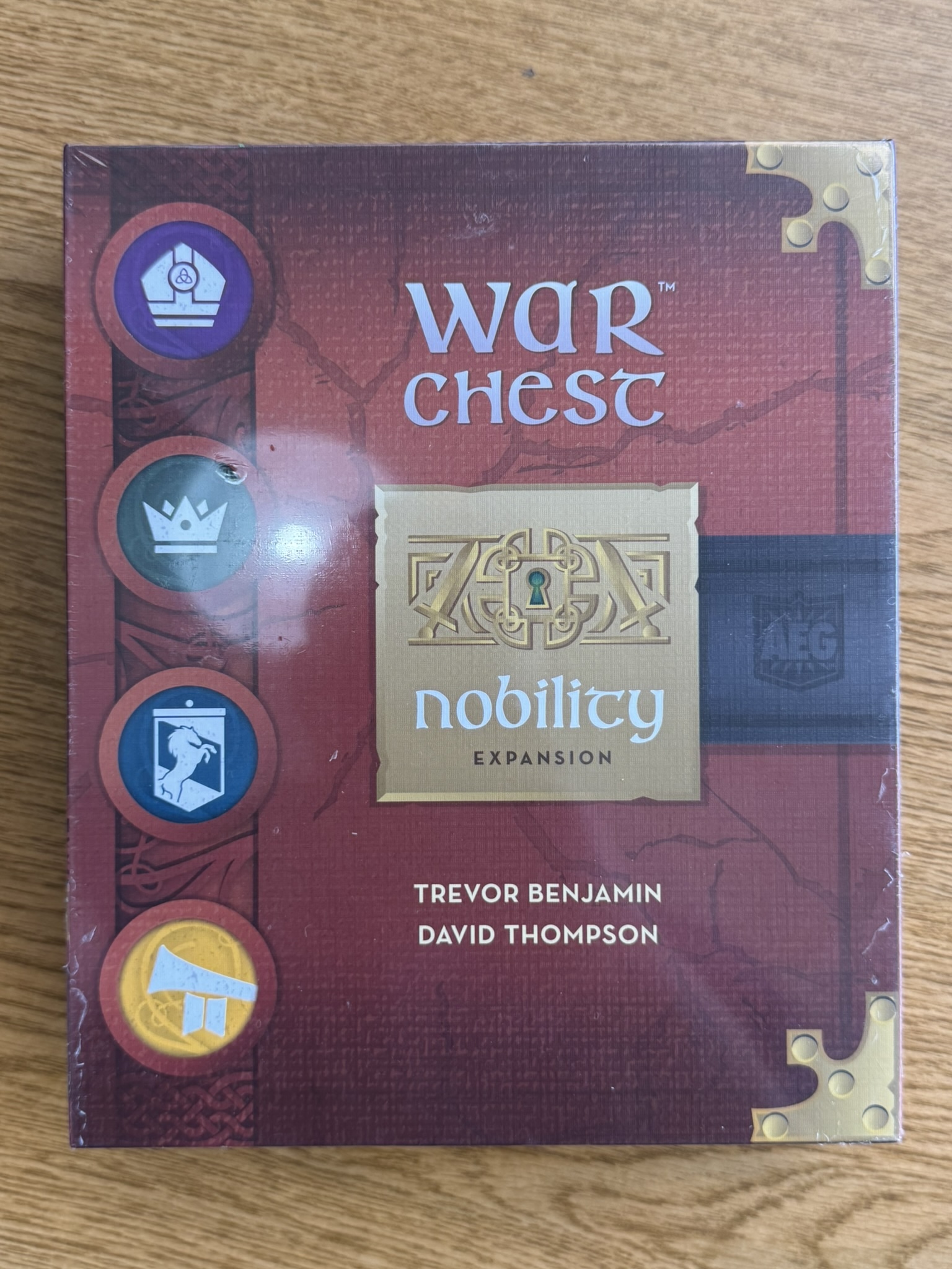 AEG War Chest | Manage Army & Battlefield | Bag-Building Medieval Board Game | Abstract Chess Strategy | Easy to Learn | 2 or 4 Players | Ages 14+ AEG War Chest | Manage Army & Battlefield | Bag-Building Medieval Board Game | Abstract Chess Strategy | Easy to Learn | 2 or 4 Players | Ages 14+