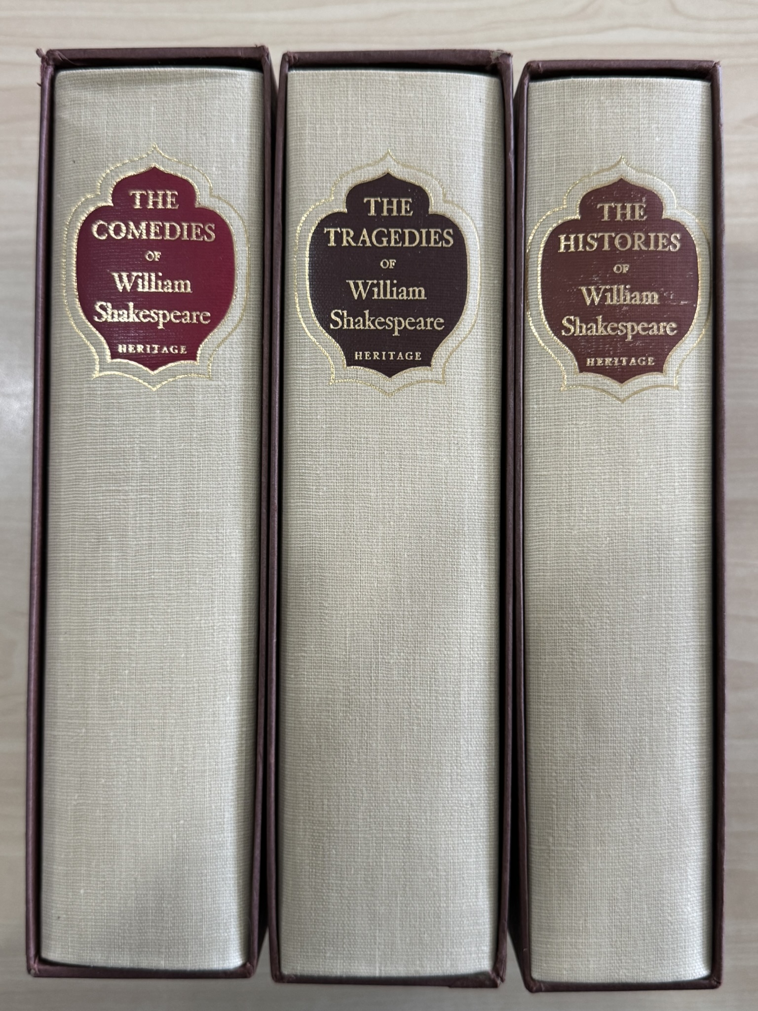 The Heritage Shakespeare: The Tragedies/The Comedies/ The Histories, 3 Volumes