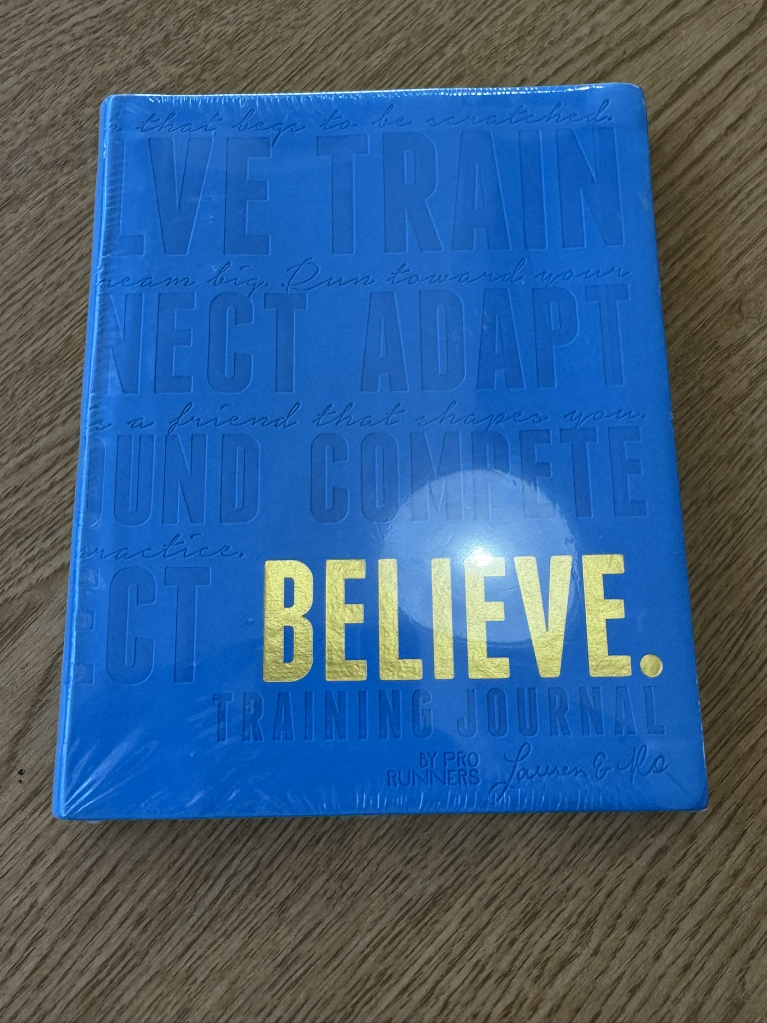 Believe Training Journal (Electric Blue Edition)