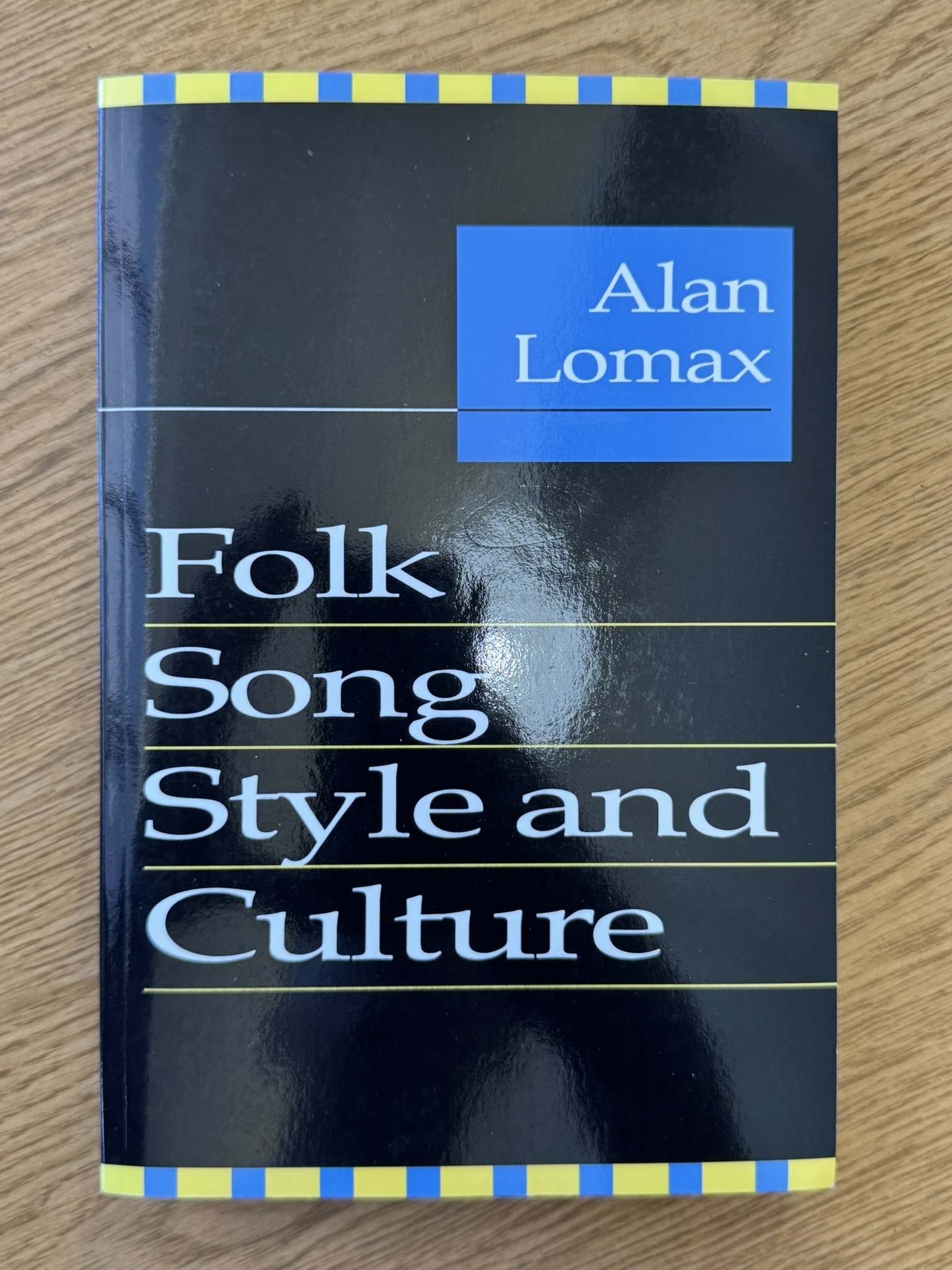 Folk Song Style and Culture