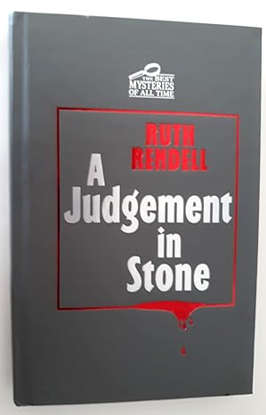 A Judgement in Stone (The Best Mysteries Of All Time)