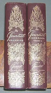 The Gourmet Cookbook Volume 1 & 2 1950 / 1957 Color Illustrations - Both First Edition/First Printing