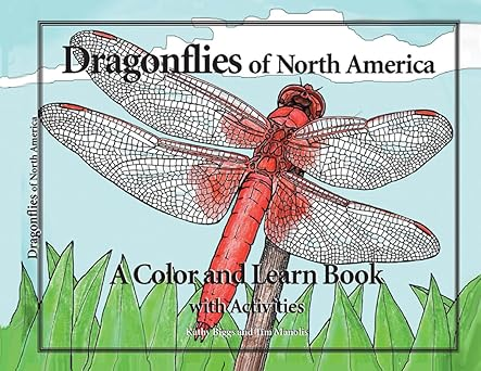 Dragonflies of North America: A Color and Learn Book with Activities