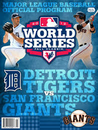 2012 World Series Official Program - Detroit Tigers vs. San Francisco Giants